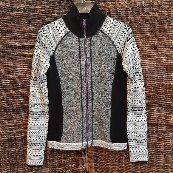 Pilates Performance Machine Title nine | Jackets & Coats | Title Nine Merino Wool Fair Isle Knit ...